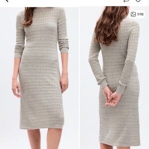 GAP Silver Gray Knit Dress